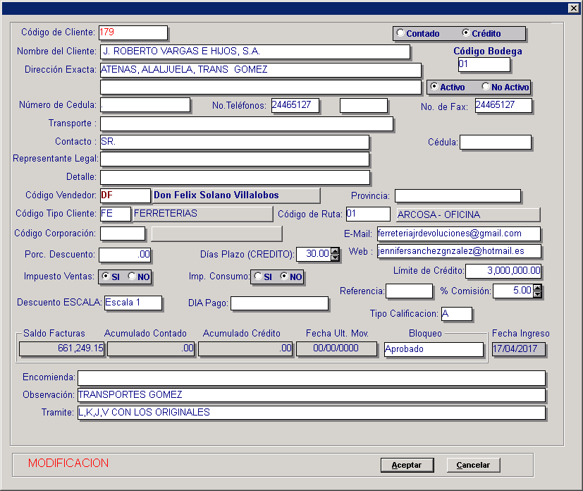 Imagen del manual Clientes